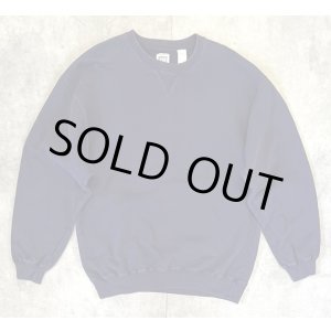 画像: 90'S GAP 旧タグ ヘビーウエイト 前Vガゼット付き スウェットシャツ ネイビー (VINTAGE)