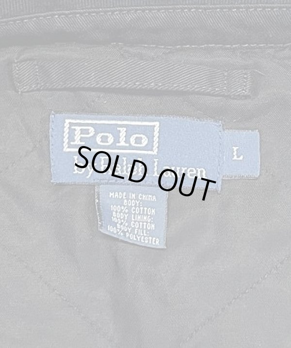 画像2: 90'S RALPH LAUREN "A-2" フライトジャケット IDEALジップ ブラック (VINTAGE)