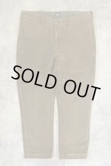 画像: 90'S RALPH LAUREN モールスキンパンツ IDEALジップ ダークカーキ (VINTAGE)