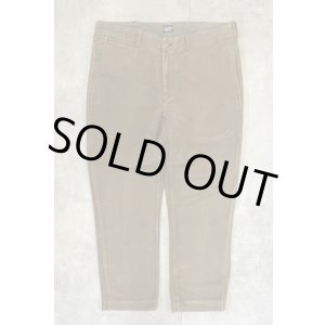 画像: 90'S RALPH LAUREN モールスキンパンツ IDEALジップ ダークカーキ (VINTAGE)