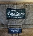 画像3: 90'S RALPH LAUREN モールスキンパンツ IDEALジップ ダークカーキ (VINTAGE)