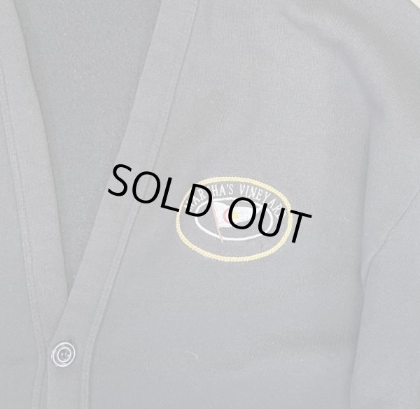 画像3: 80'S JERZEES "MARTHA'S VINEYARD" スウェット カーディガン ブラック USA製 (VINTAGE)