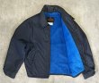 画像3: 70'S CAMPUS 裏地ボア付き ナイロン ドリズラージャケット ネイビー TALONジップ USA製 (VINTAGE)