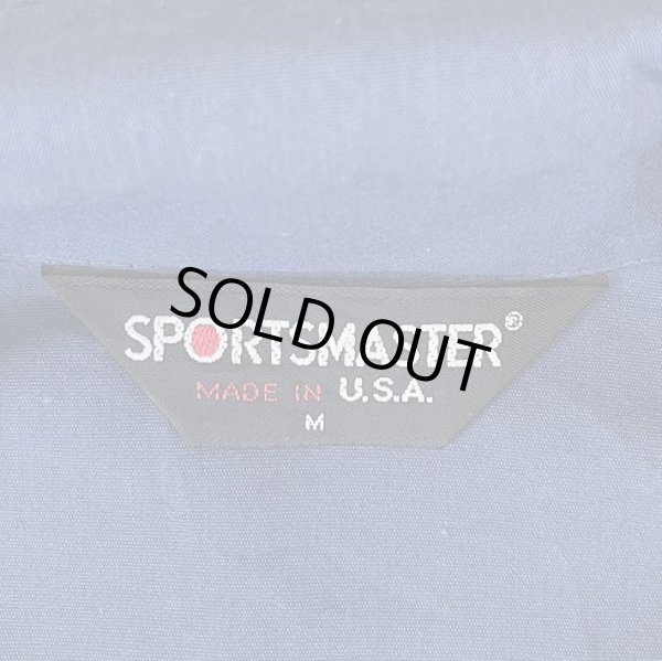 画像2: 80'S SPORTSMASTER 三角タグ ドリズラージャケット ネイビー USA製 (VINTAGE)