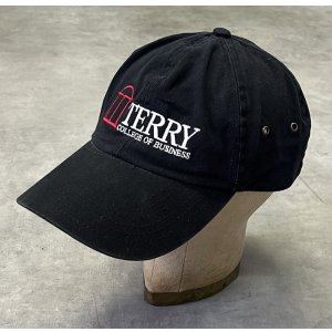 画像: TERRY COLLEGE OF BUSINESS 6パネル ベースボールキャップ ブラック (USED)