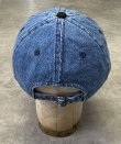 画像4: AFEX 6パネル ツートンカラー デニム ベースボールキャップ インディゴ/ブラック (USED)