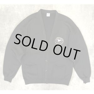 画像: 80'S JERZEES "MARTHA'S VINEYARD" スウェット カーディガン ブラック USA製 (VINTAGE)