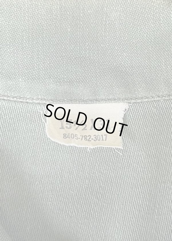 画像2: 70'S アメリカ軍 US ARMY OG107 コットンサテン ユーティリティシャツ (VINTAGE)