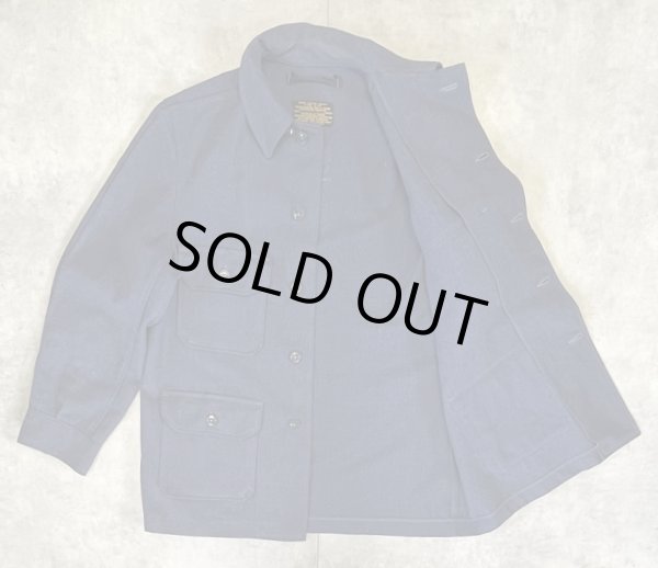 画像3: 50'S アメリカ軍 USAF "A-1A" 黒タグ 4ポケット ウールジャケット エアフォースブルー (VINTAGE)