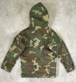 画像4: 90'S アメリカ軍 US ARMY ECWCS "GEN1前期モデル" GORE-TEX パーカー ウッドランドカモ (VINTAGE)