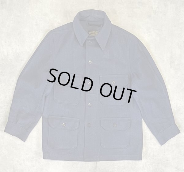 画像1: 50'S アメリカ軍 USAF "A-1A" 黒タグ 4ポケット ウールジャケット エアフォースブルー (VINTAGE)