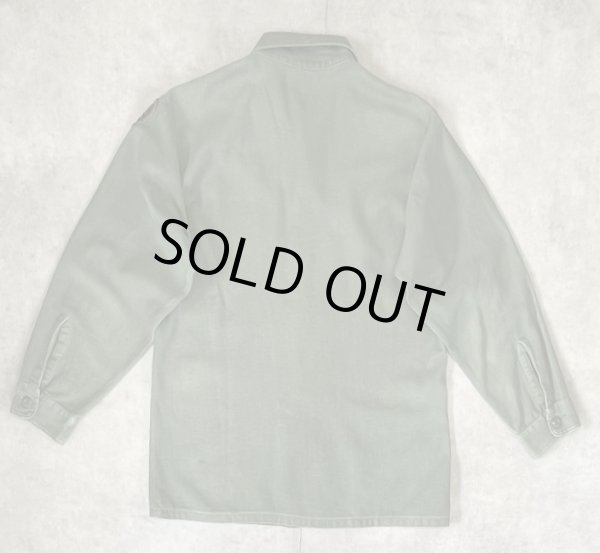 画像4: 70'S アメリカ軍 US ARMY OG107 コットンサテン ユーティリティシャツ (VINTAGE)