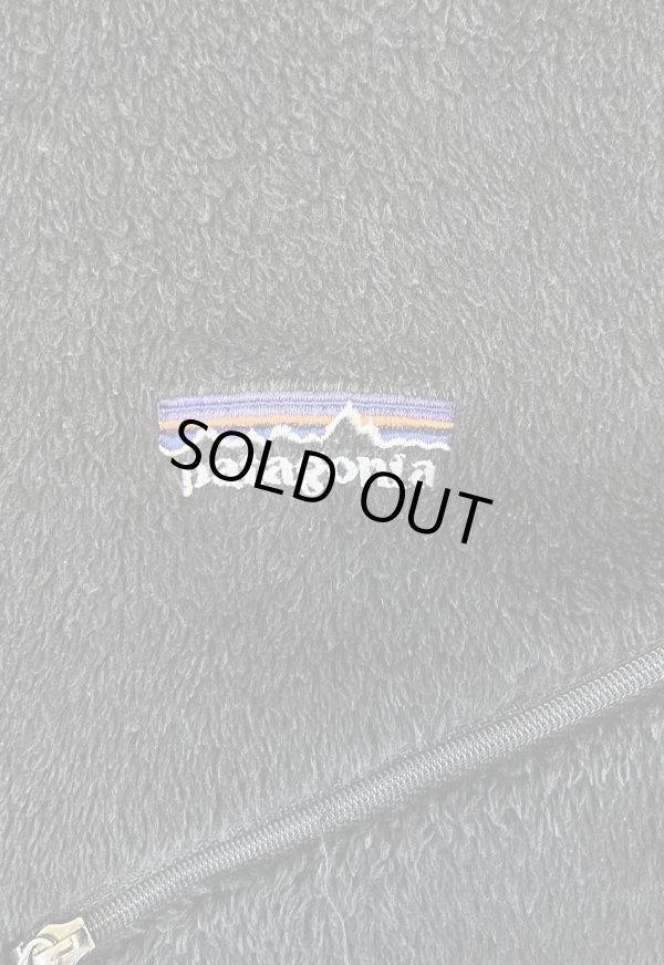 画像3: 02'S PATAGONIA 刺繍ロゴ R2 レギュレーター ハーフジップ フリース チャコール USA製 (VINTAGE)