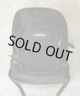 画像: 90'S EASTPAK 旧タグ ボトムレザー ナイロン バックパック ブラック USA製 (VINTAGE)