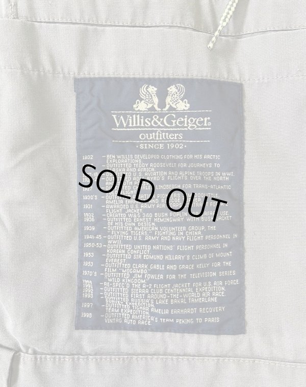 画像3: 90'S WILLIS & GEIGER フィールドジャケット カーキ (VINTAGE)