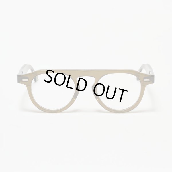 画像1: H OPTICAL "H-12" アイウェア オリーブ/クリアレンズ (NEW)