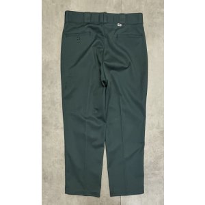 画像: 80'S DICKIES 874 チビタグ ワークパンツ ダークグリーン W36L29 USA製 (VINTAGE)