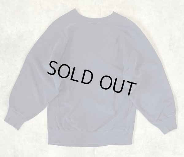 画像4: 80'S CHAMPION トリコタグ リバースウィーブ フェードネイビー USA製 (VINTAGE)