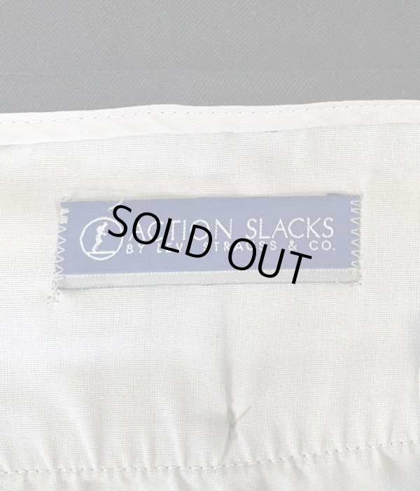 画像2: LEVIS "ACTION SLACKS" スラックス ブラック (VINTAGE)