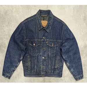 画像: 90'S LEVIS "70506" スモールe 4thモデル 裏地ブランケット デニムジャケット インディゴ 40 USA製 (VINTAGE)