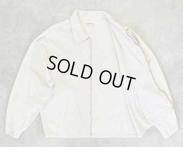 画像3: 60'S PENNEY'S 三角タグ シンチバック ドリズラージャケット オフホワイト TALONジップ (VINTAGE)