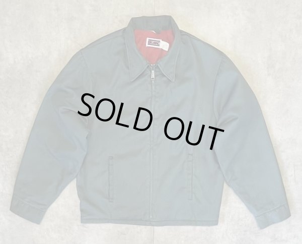 画像1: 80'S BIG MAC 裏地キルティング ワークジャケット グリーン USA製 (VINTAGE)