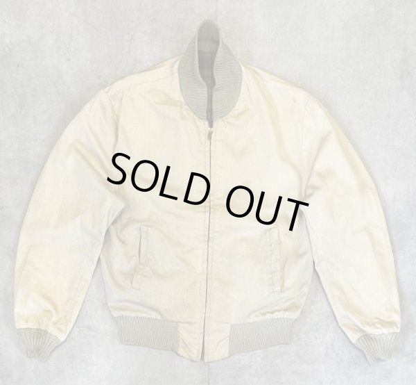 画像1: 60'S UNKNOWN リバーシブル ドリズラージャケット CONMATICジップ ベージュ/チェック柄 (VINTAGE)