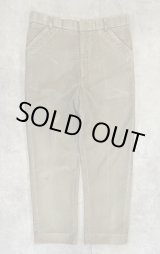 画像: 80'S ORVIS モールスキンパンツ カーキ OPTIジップ イングランド製 (VINTAGE)