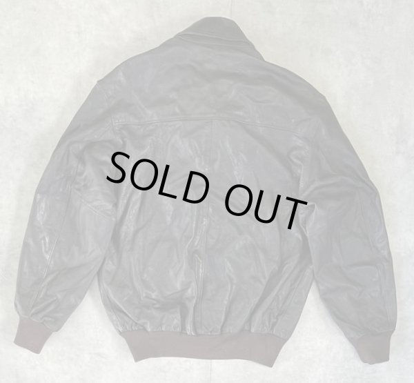 画像5: 80'S LL Bean "A-2" レザー フライトジャケット ダークブラウン TALONジップ USA製 (VINTAGE)