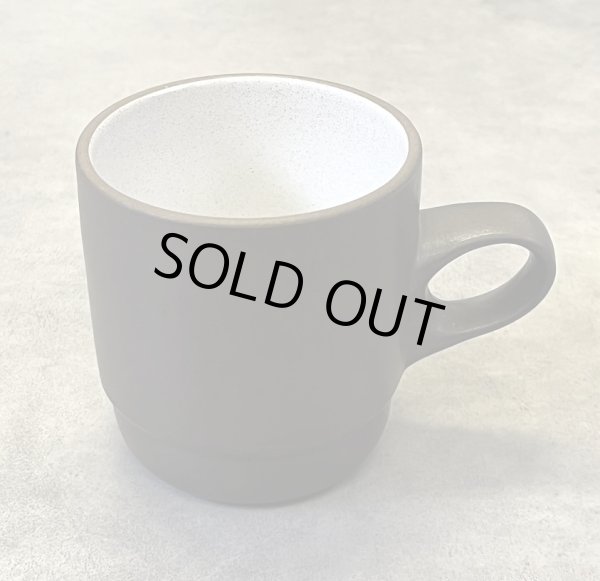 画像1: HEATH CERAMICS スタッキング マグカップ ダークブラウン USA製 (VINTAGE)