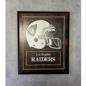 画像: LOS ANGELES RAIDERS ウッド ウォールサイン (VINTAGE)