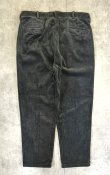 画像3: 90'S RALPH LAUREN "ANDREW PANT" ツープリーツ 太畝コーデュロイパンツ チャコール (VINTAGE)