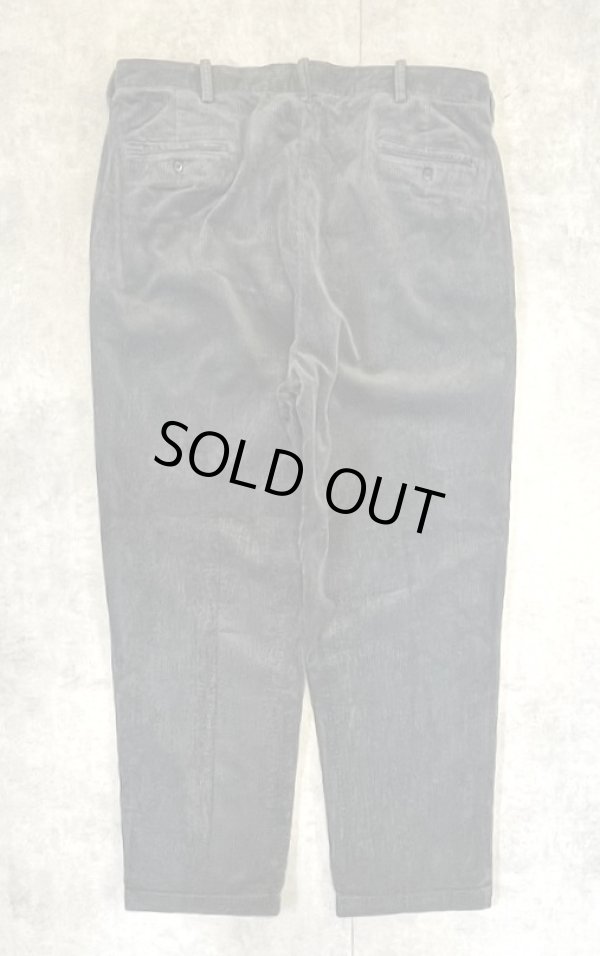 画像3: 90'S RALPH LAUREN "ANDREW PANT" ツープリーツ 太畝コーデュロイパンツ チャコール (VINTAGE)