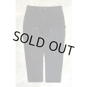 画像: CARHARTT ダブルニー ダック ペインターパンツ ブラック W38L30 (VINTAGE)