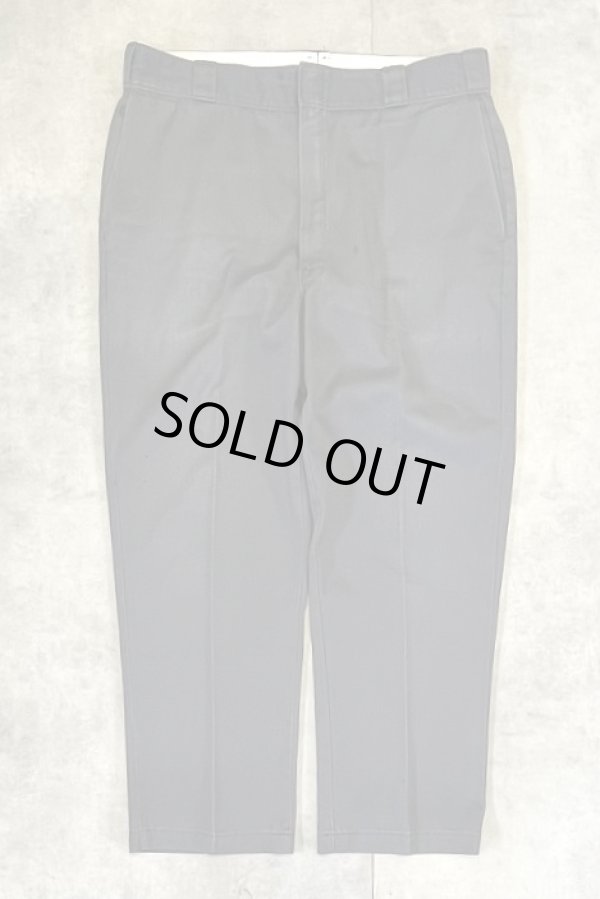 画像1: 80'S DICKIES 874 ワークパンツ チャコール W38L29 USA製 (VINTAGE)