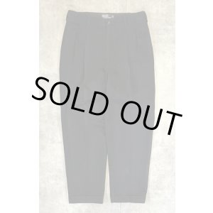 画像: 90'S RALPH LAUREN "HAMMOND PANT" ツープリーツ チノパンツ ブラック (VINTAGE)