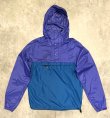 画像1: 90'S PATAGONIA "FEATHER WEIGHT SHELL PULLOVER" 旧タグ リップストップ アノラック パープル/ブルー (VINTAGE)