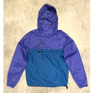 画像: 90'S PATAGONIA "FEATHER WEIGHT SHELL PULLOVER" 旧タグ リップストップ アノラック パープル/ブルー (VINTAGE)