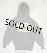 画像: 90'S CHAMPION "HUNTER COLLEGE" 刺繍タグ リバースウィーブ パーカー グリーン USA製 (VINTAGE)