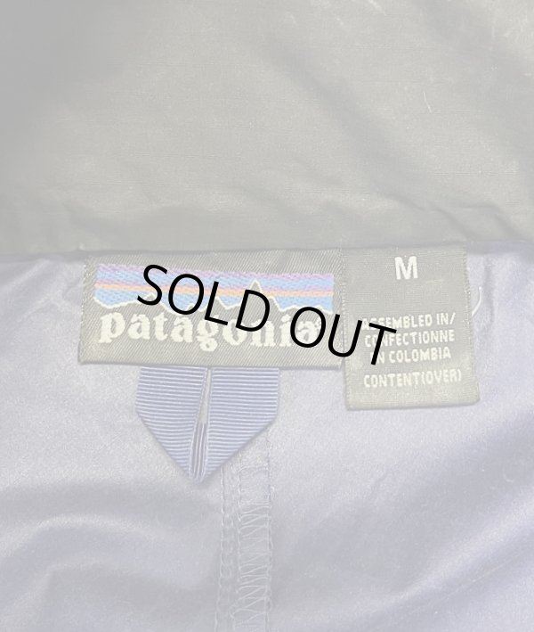 画像2: 90'S PATAGONIA "VELOCITY SHELL JACKET" ナイロンジャケット ネイビー/ブラック (VINTAGE)