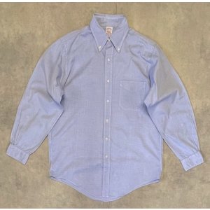画像: 90'S BROOKS BROTHERS "MAKERS" オックスフォード BDシャツ ブルー USA製 (VINTAGE)