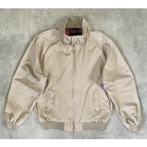 画像: 90'S LANDS' END 裏地チェック柄 ドリズラージャケット ベージュ (VINTAGE)