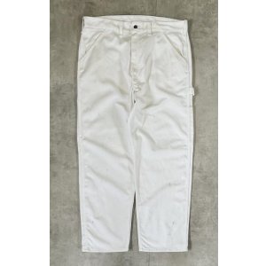 画像: 70'S SEARS "TRADEWEAR" ペインターパンツ SCOVILLジップ ホワイト USA製 (VINTAGE)