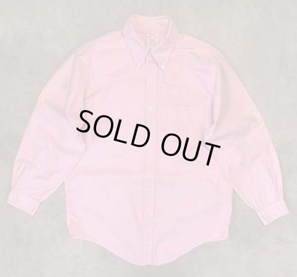 画像1: 90'S BROOKS BROTHERS "MAKERS" オックスフォード BDシャツ ピンク USA製 (VINTAGE)
