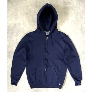 画像: RUSSELL ATHLETIC "DRI-POWER" フルジップ パーカー ネイビー (NEW)