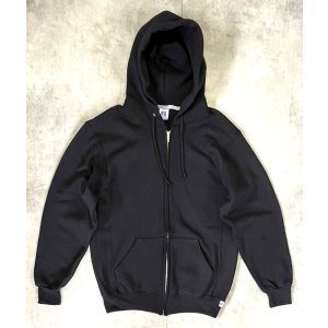 画像: RUSSELL ATHLETIC "DRI-POWER" フルジップ パーカー ブラック (NEW)