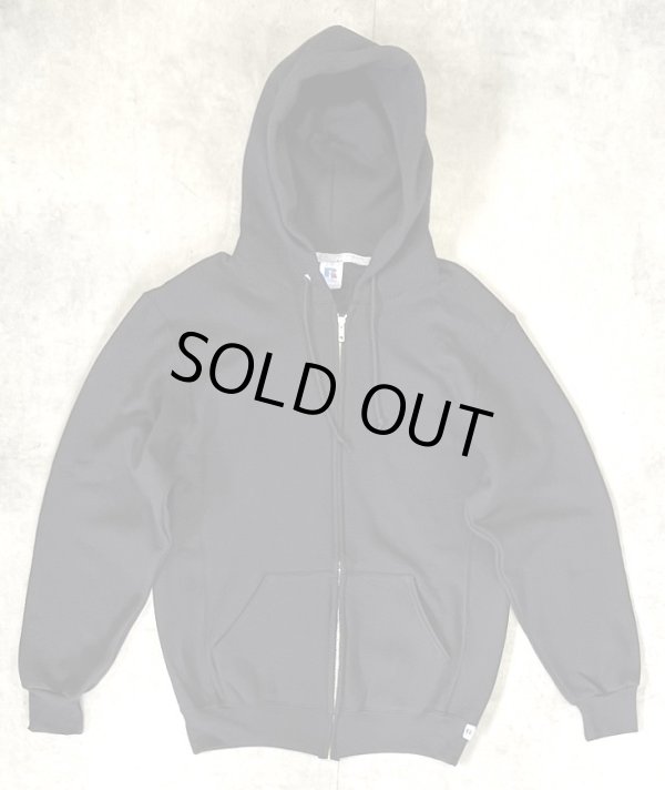 画像1: RUSSELL ATHLETIC "DRI-POWER" フルジップ パーカー ブラック (NEW)