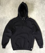 画像: RUSSELL ATHLETIC "DRI-POWER" 前Vガゼット付き プルオーバーパーカー ブラック (NEW)