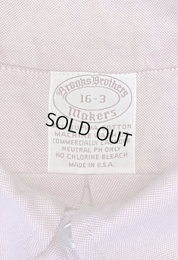 画像2: 90'S BROOKS BROTHERS "MAKERS" オックスフォード BDシャツ ピンク USA製 (VINTAGE)