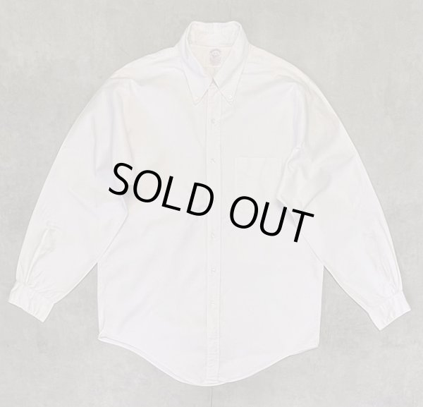 画像1: 90'S BROOKS BROTHERS "MAKERS" オックスフォード BDシャツ ホワイト USA製 (VINTAGE)